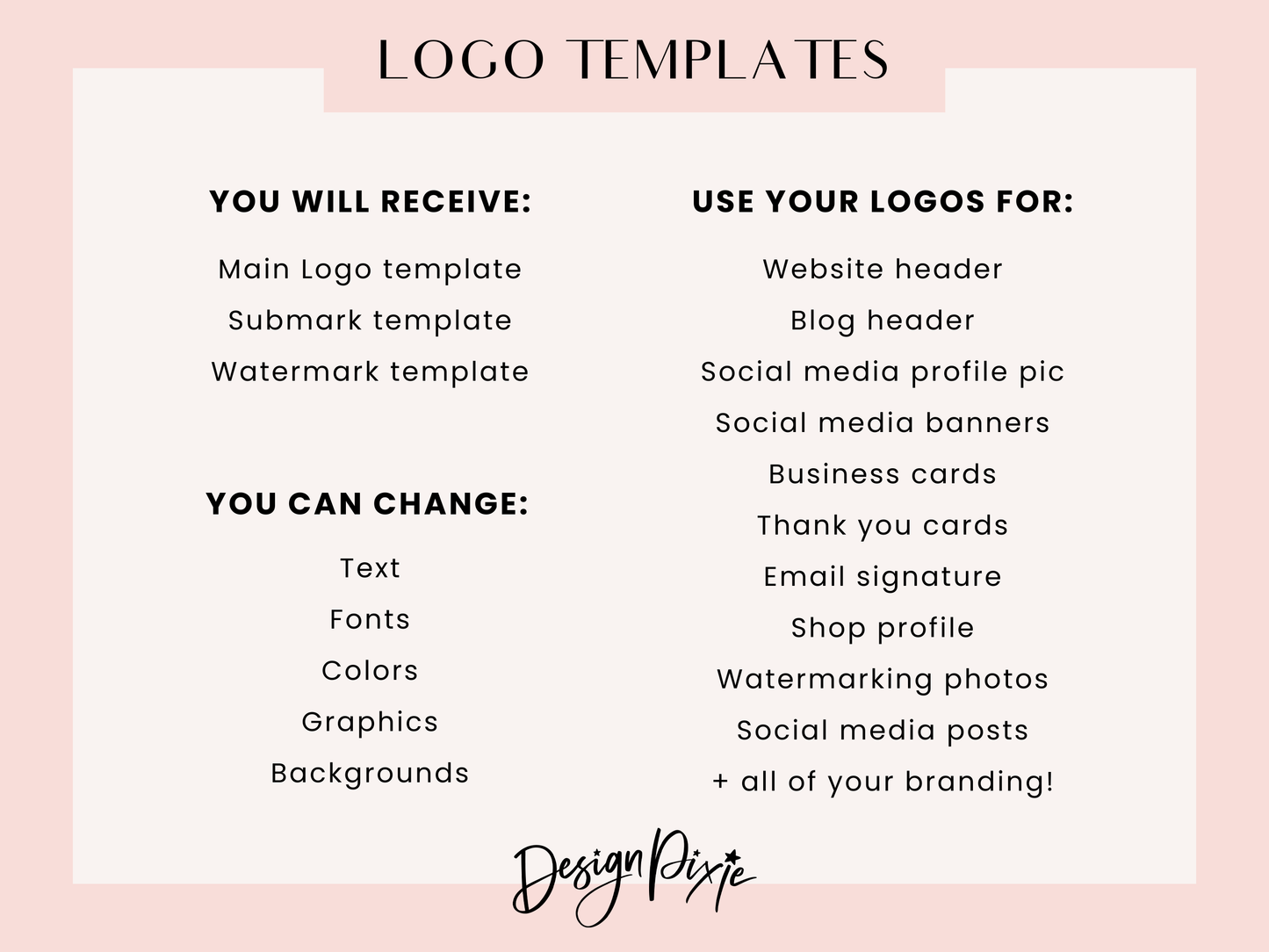 Rainbow Journal Logo Template