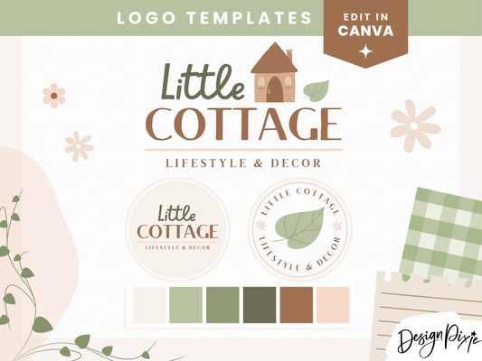 Cottagecore Logo Design Template