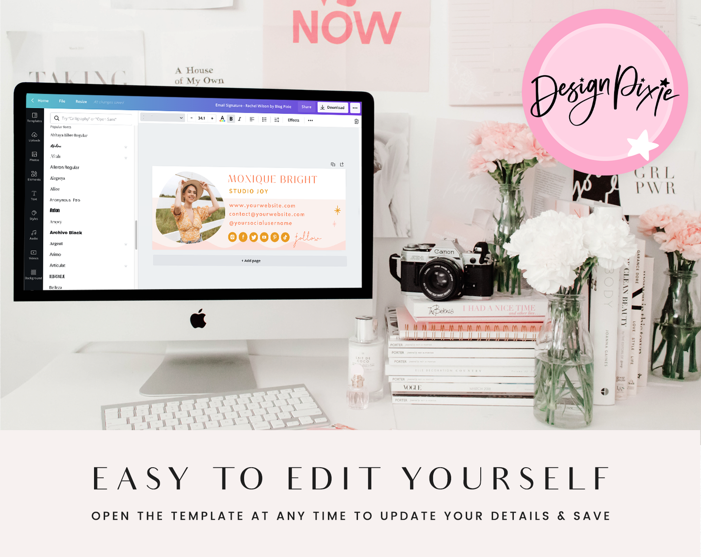 Studio Joy Email Signature Template 2
