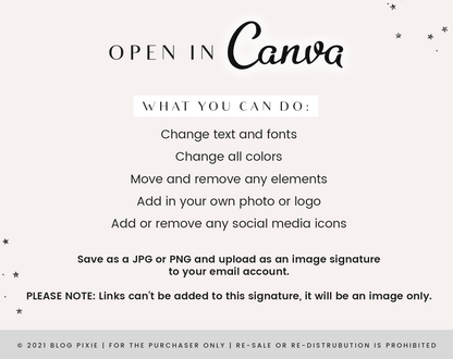 Luxe Email Signature Template