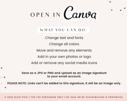 Creative DIY Email Signature Template