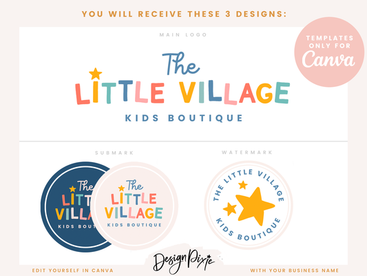 Little Village Logo Template